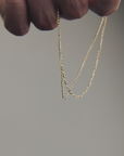 MJ05 Cadena Bicolor Oro 14K