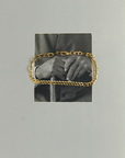 MJ04.1 Brazalete Eslabón Triple Oro 10K