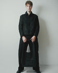 M18 Suede Leather Jacket Macedonio | Negro