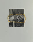 MJ04.1 Brazalete Eslabón Triple Oro 10K
