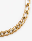 MJ04.2 Brazalete Eslabón Triple Oro 10K