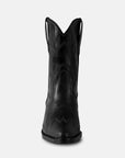 Botas de moda en color negro Botas vaqueras de mujer botas vaqueras de piel botas vaqueras negras mujer outfits con botas negras Botas negras con flecos Bota Negras Botas de moda en color negro Botas vaqueras de mujer Cowboyboots