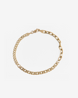 MJ04.2 Brazalete Eslabón Triple Oro 10K