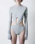 Agna | Body escote frontal | Nova | Gris