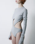 Agna | Body escote frontal | Nova | Gris