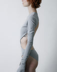 Agna | Body escote frontal | Nova | Gris