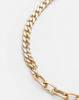 MJ04.1 Brazalete Eslabón Triple Oro 10K