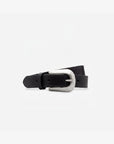 M18  Leather Belt Ponciano | Negro Plata