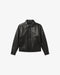 M18  Leather Jacket Macedonio | Negro