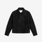 M18  Suede Leather Jacket Macedonio | Negro