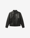 M18  Leather Jacket Macedonio | Negro