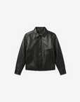 M18  Leather Jacket Macedonio | Negro