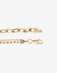 MJ04.1 Brazalete Eslabón Triple Oro 10K
