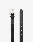 M18  Leather Belt Ponciano | Negro Plata