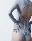 Agna | Body escote espalda | Luna | Gris