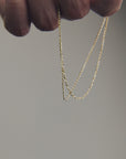 MJ05 Cadena Bicolor Oro 14K