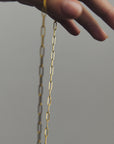 MJ06 Collar De Eslabones Oro 14K