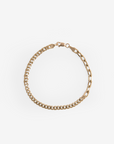 MJ04.1 Brazalete Eslabón Triple Oro 10K
