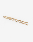 MJ04.1 Brazalete Eslabón Triple Oro 10K